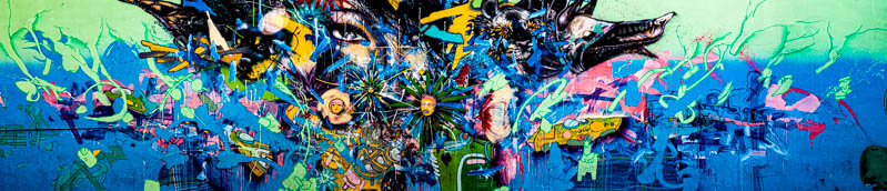 Wynwood Walls — layered murals covering every inch of the courtyard